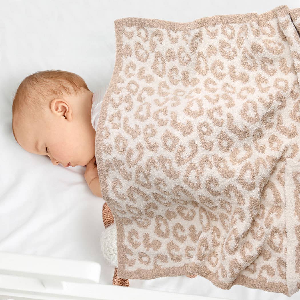 Baby Leopard Microfiber Blanket