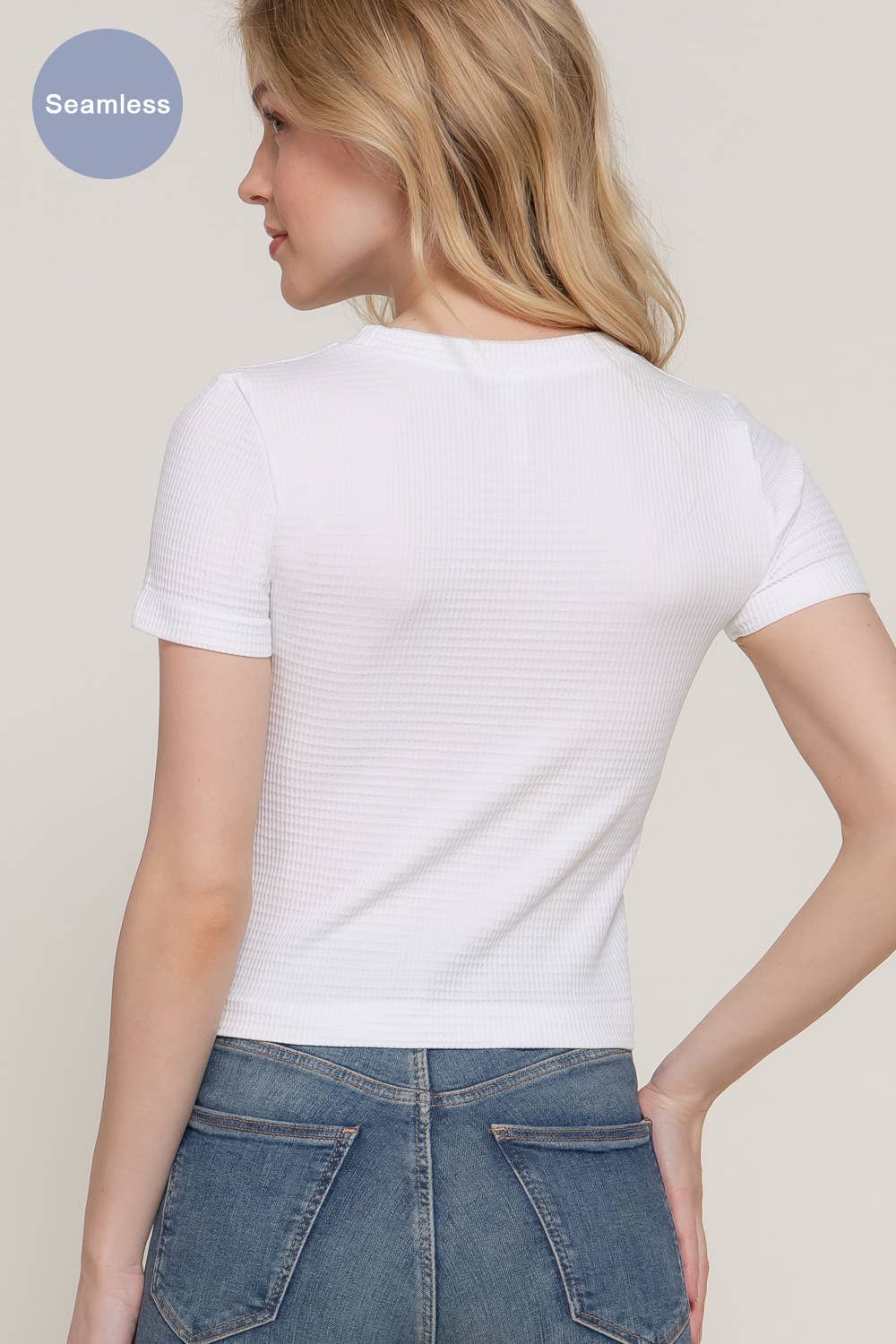 Number 14 Waffle Baby Tee