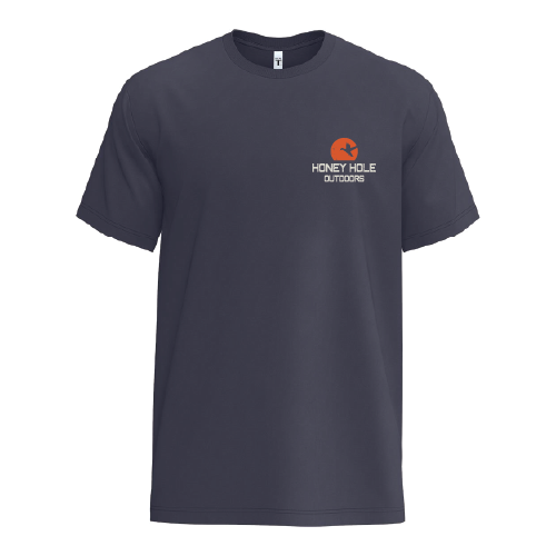 Mens Honey Hole Hex Duck Dog Tee