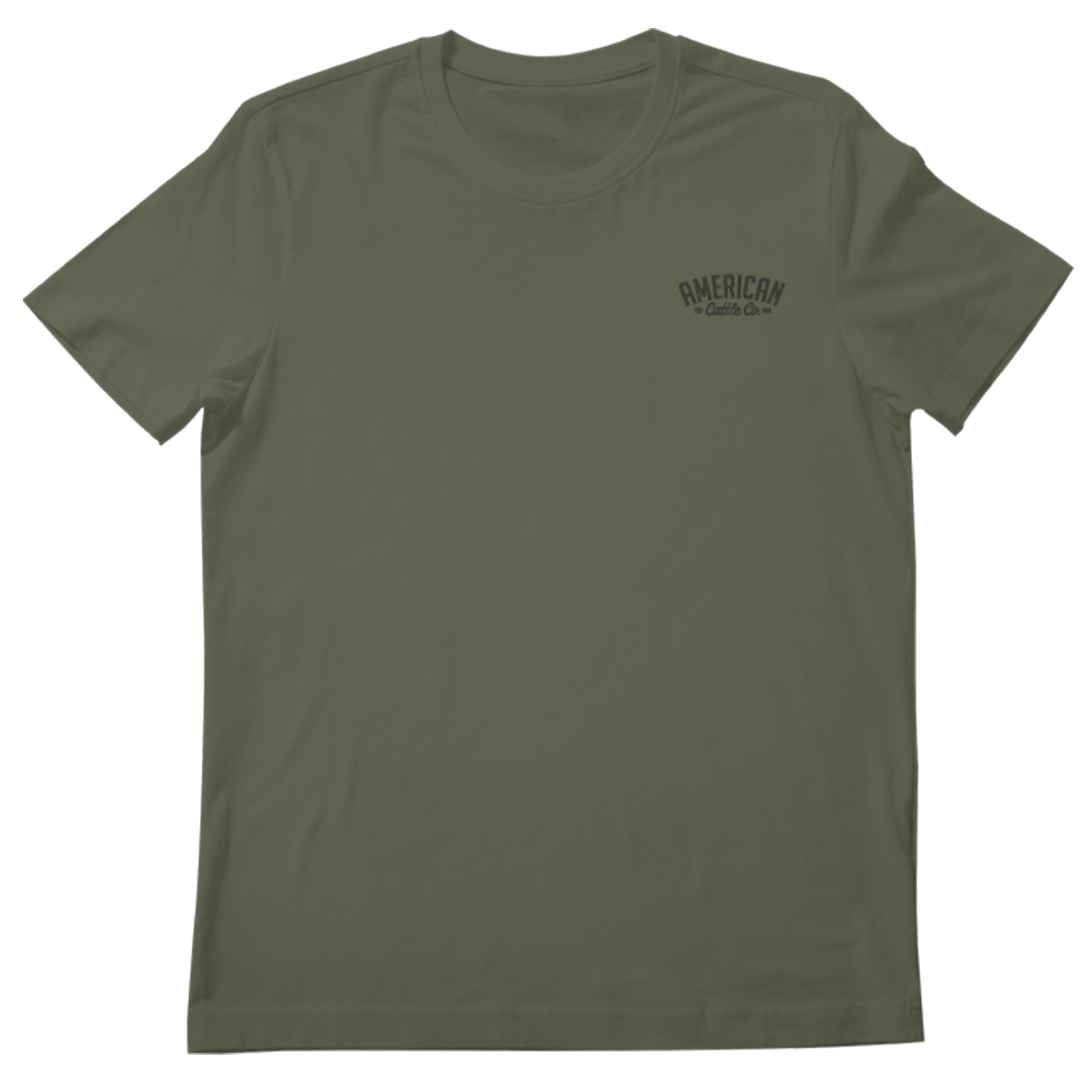 American Cattle Co Olive Cactus Tee