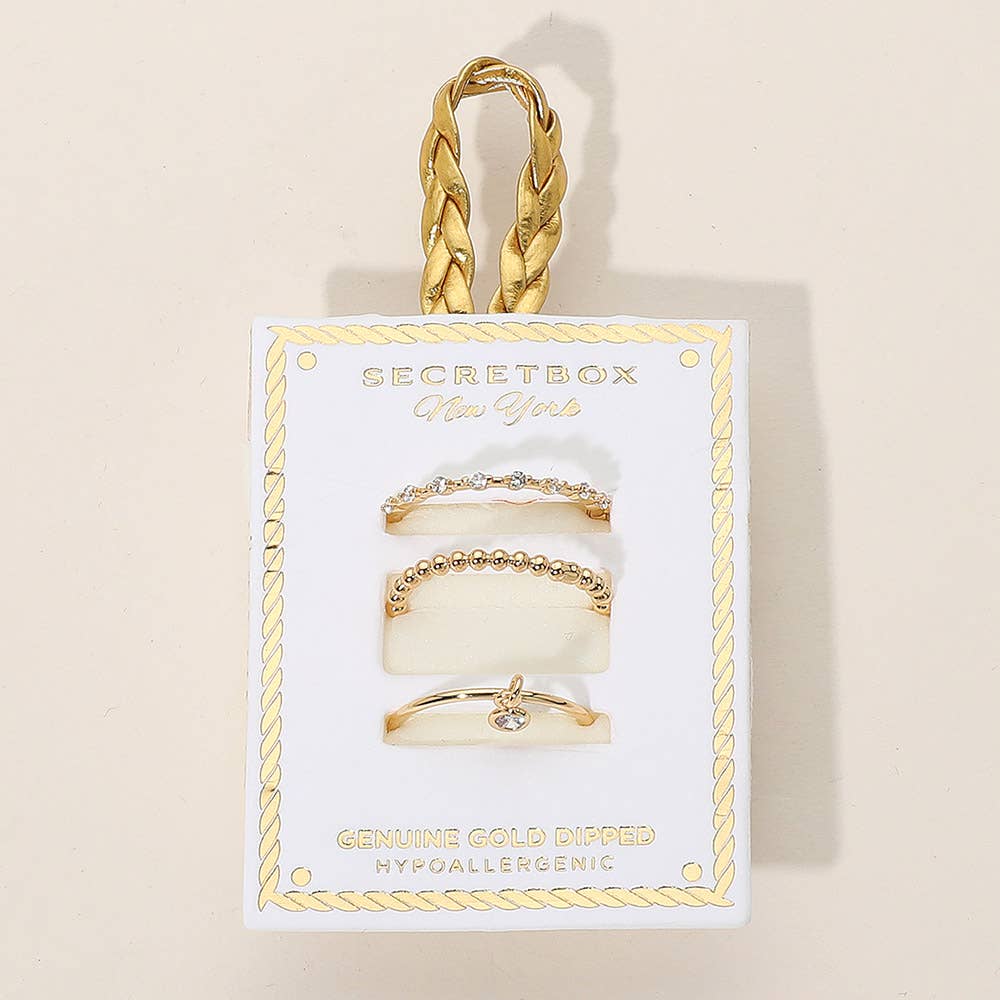 Lennox 3pc Stacking Ring Set