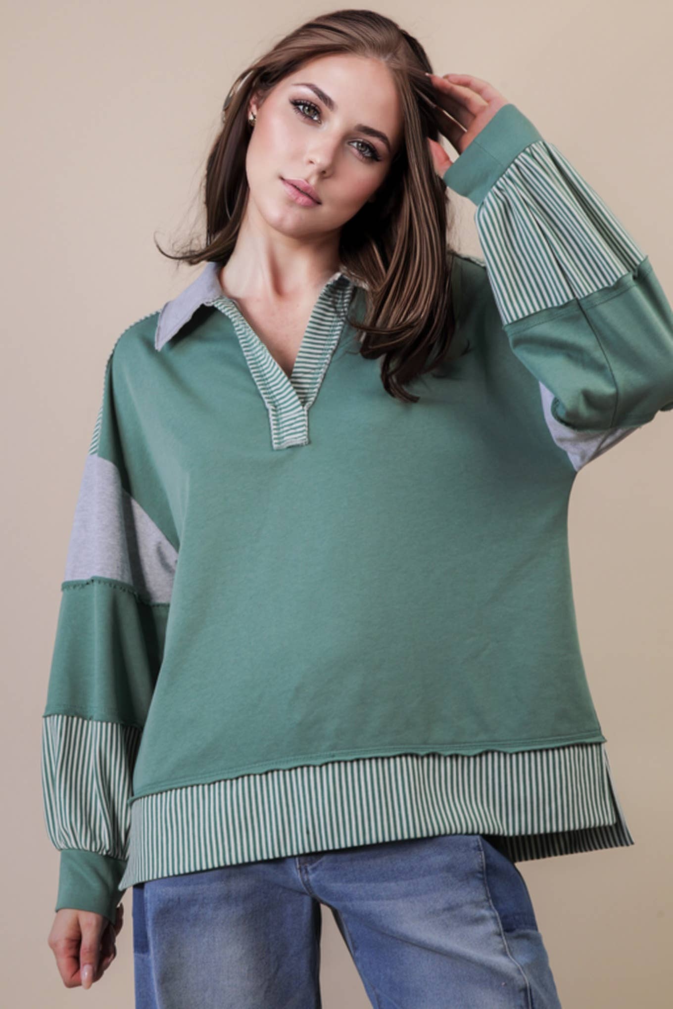 Maher Rugby Oversized Top