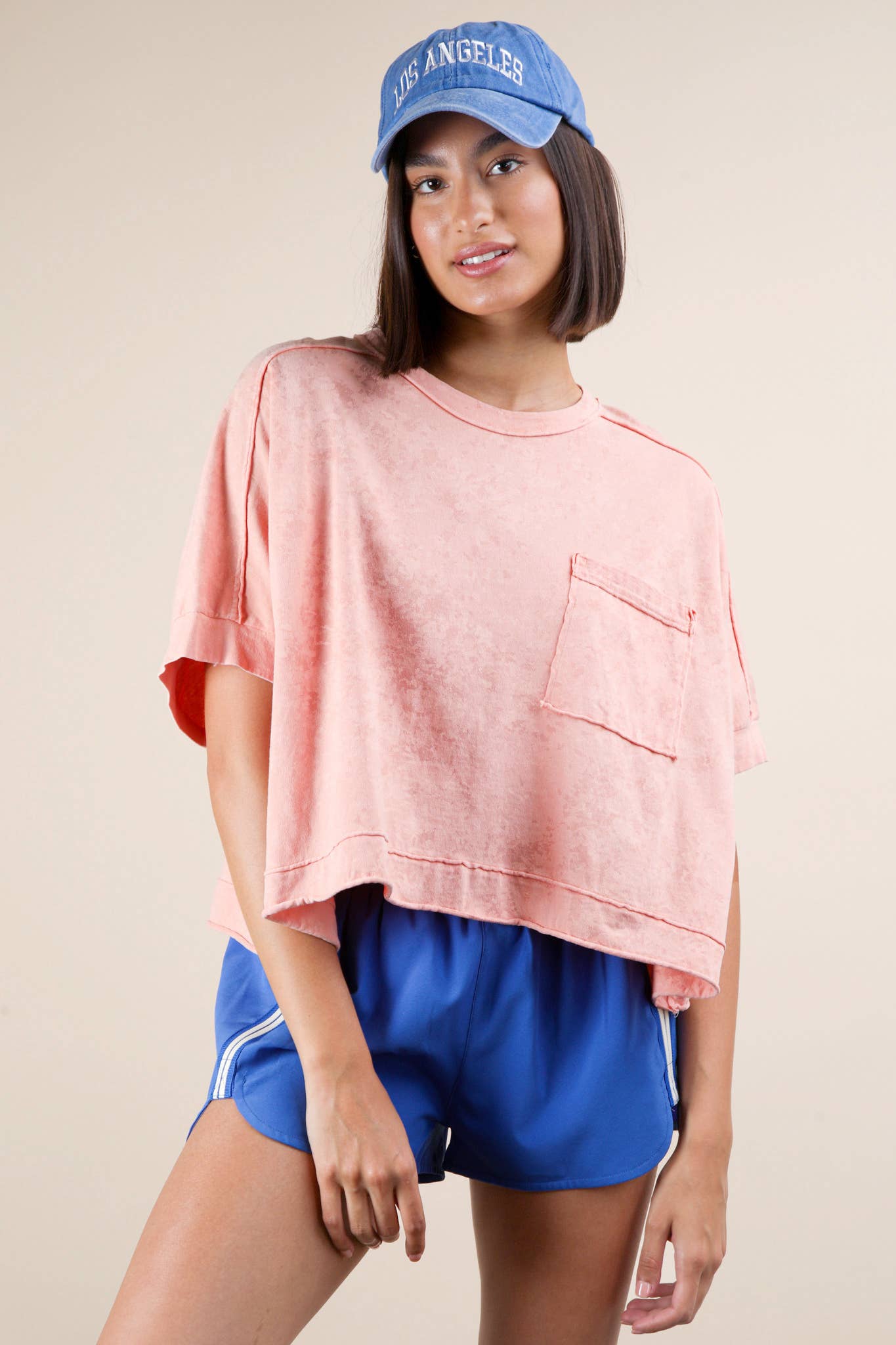 Rockland Mineral Pocket Cropped Tee