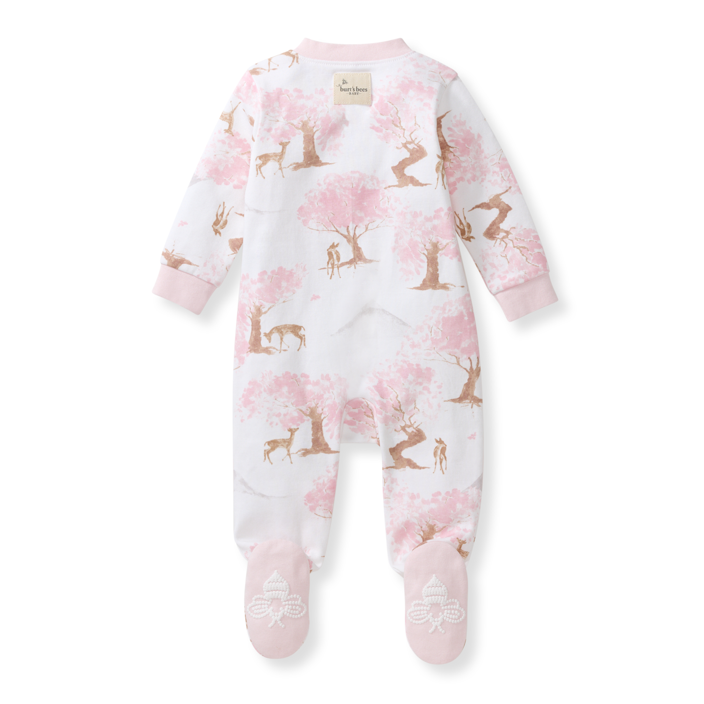 Baby Girls Burt's Bees Cherry Blossom Sleeper