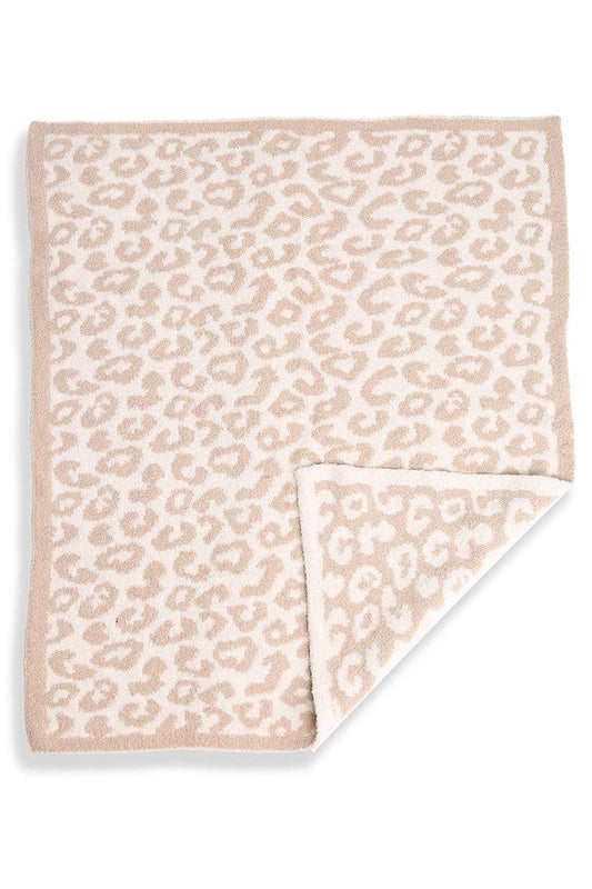 Baby Leopard Microfiber Blanket