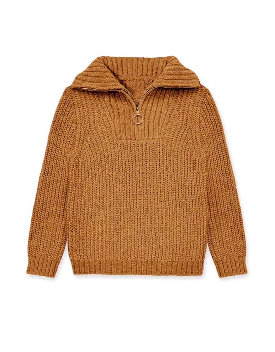 Girls Lurex Chenille Pullover