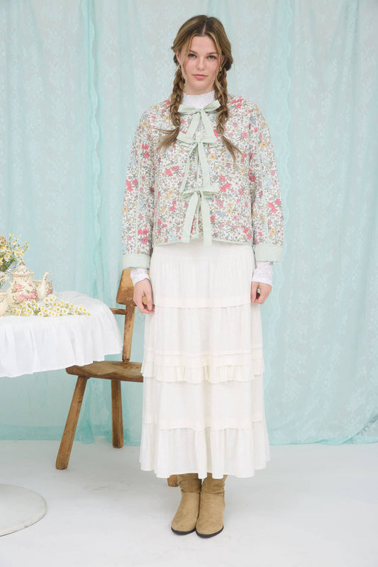 Victoria Floral Bow Jacket