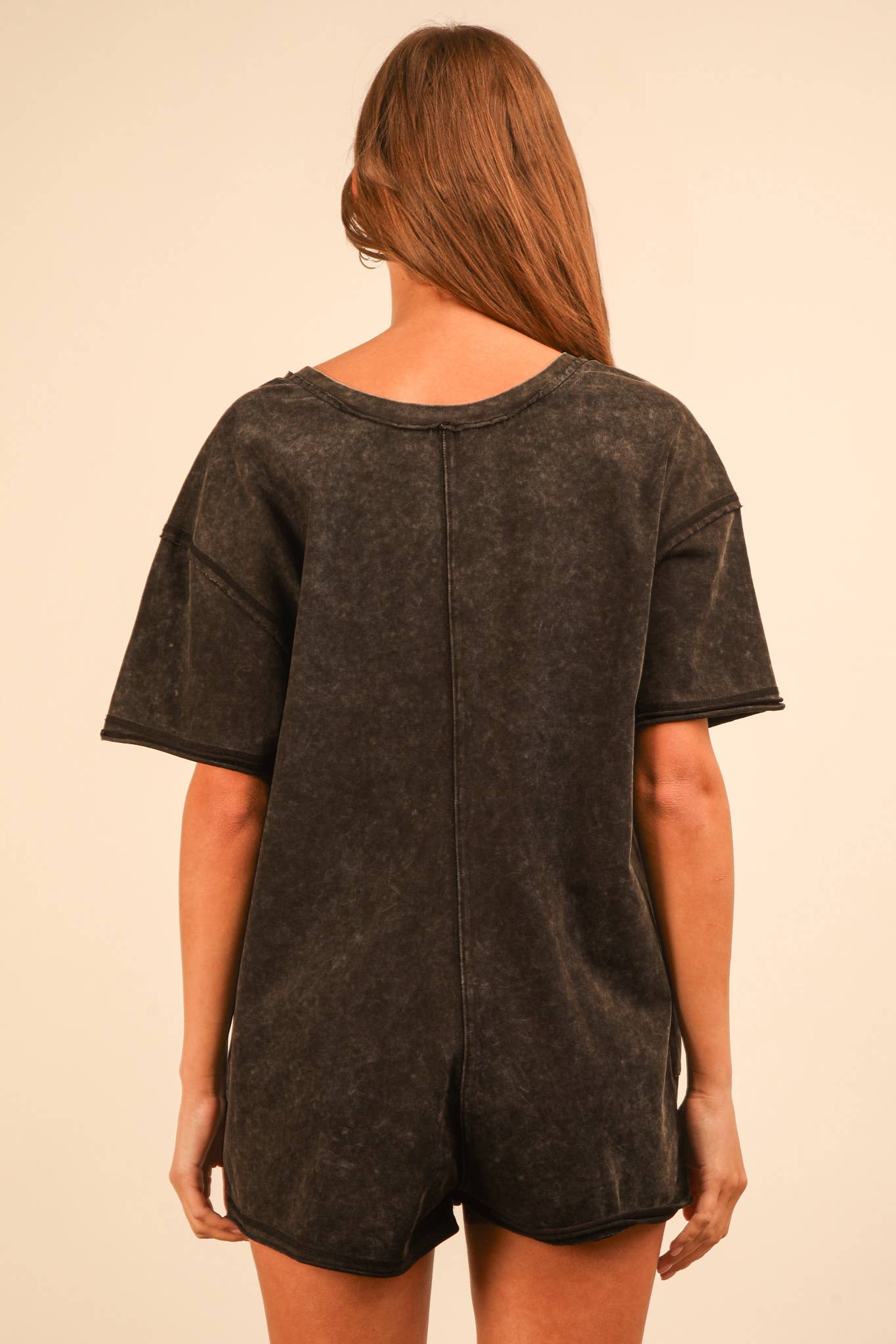 Portland Mineral V-Neck Romper