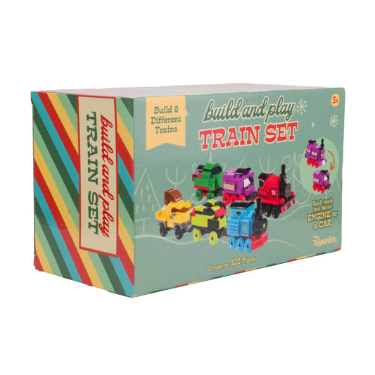 Boys Build & Play Train Set