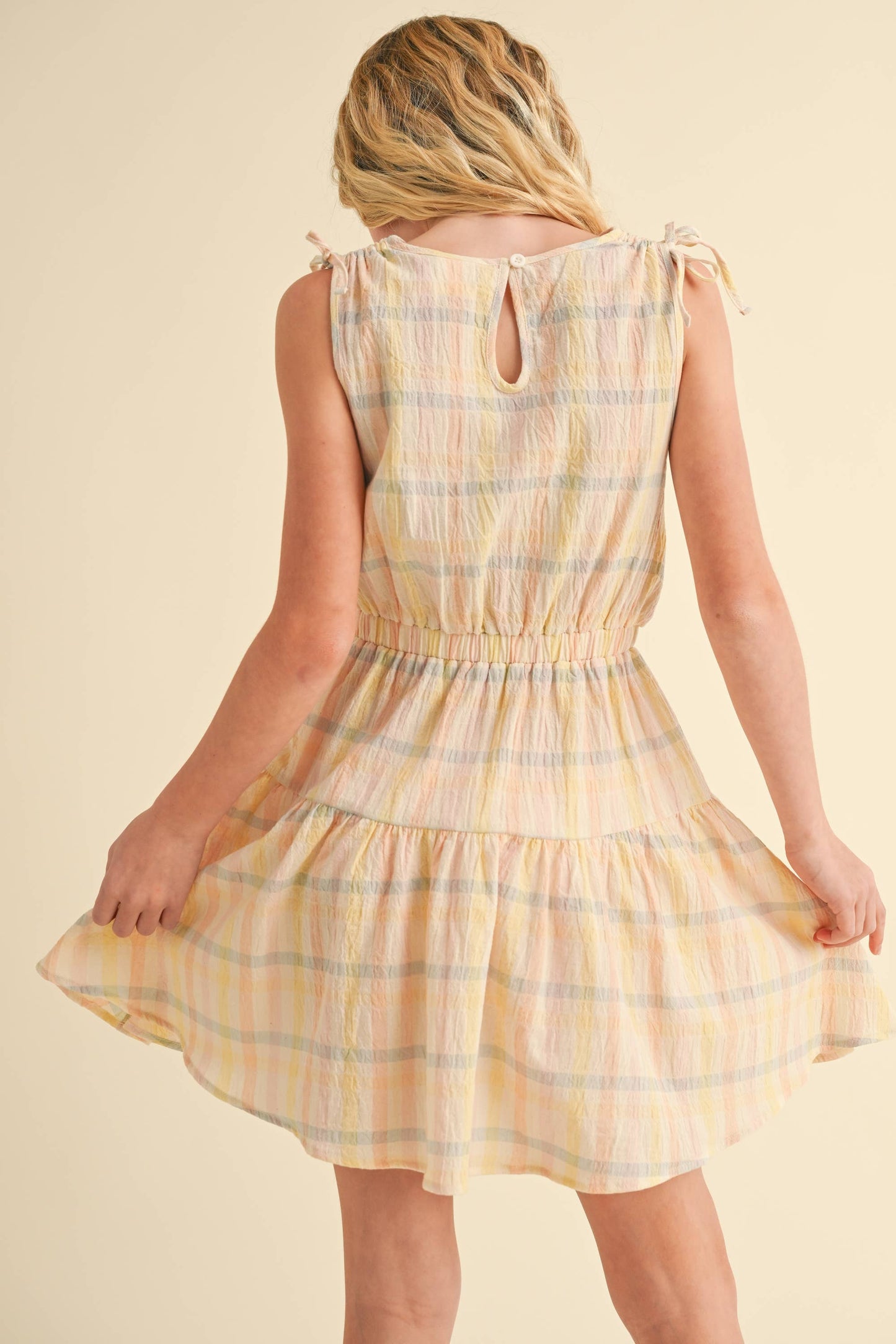 Girls Primrose Plaid Dress