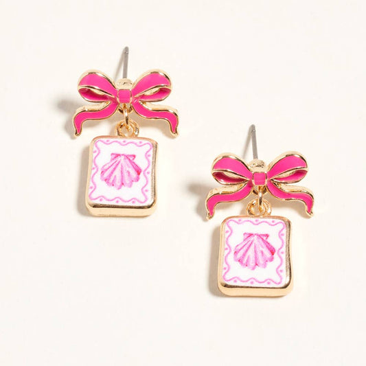 Darya Dangle Frame Earrings