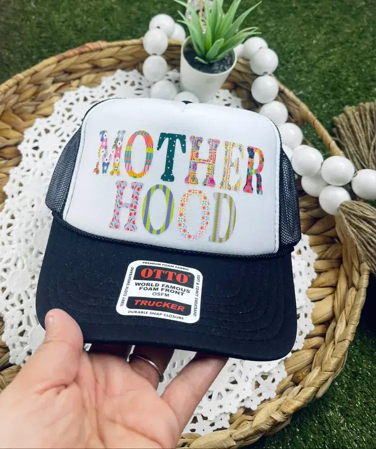 Motherhood Patchwork Foam Trucker Hat