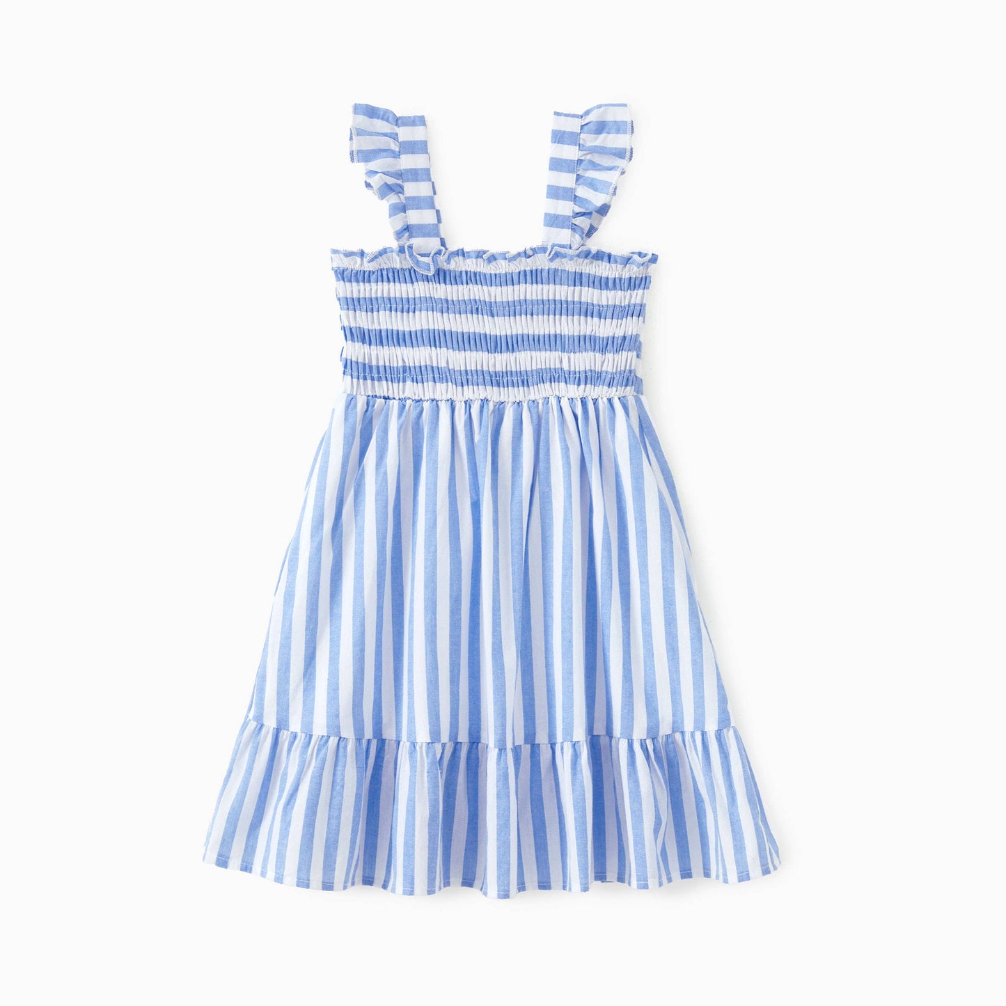 Baby & Youth Girls Striped Smocked Dress