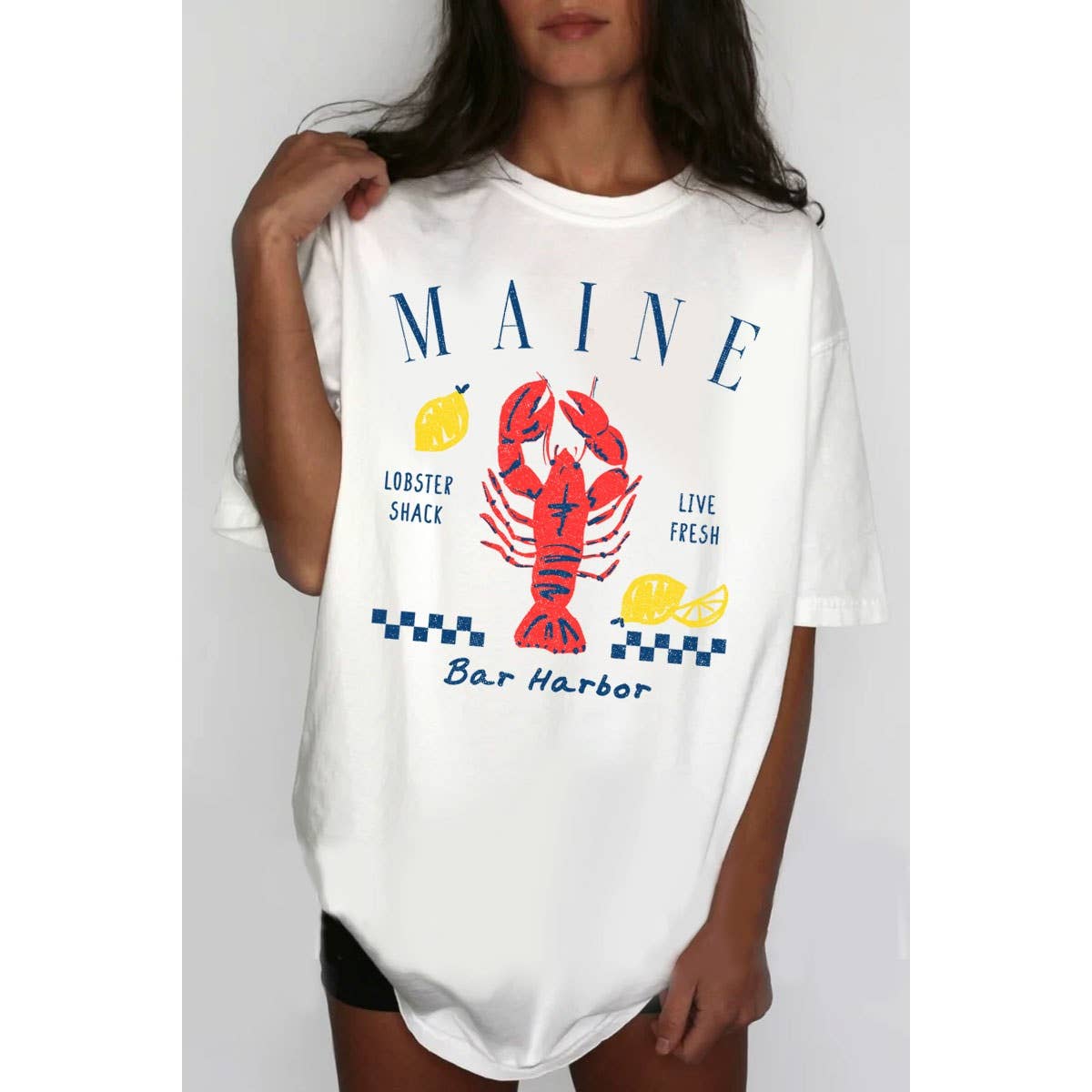 **SALE! Maine Bar Harbor Lobster Tee (Size Large)
