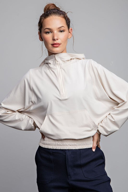 **SALE!** Yukon Butter Quarterzip Hoodie