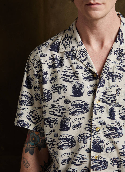 Mens Silverfall Endless Bummer Buttondown Shirt