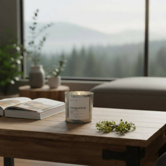 Anchored Northwest Wood Wick Candle - Sasquatch (Bigfoot)