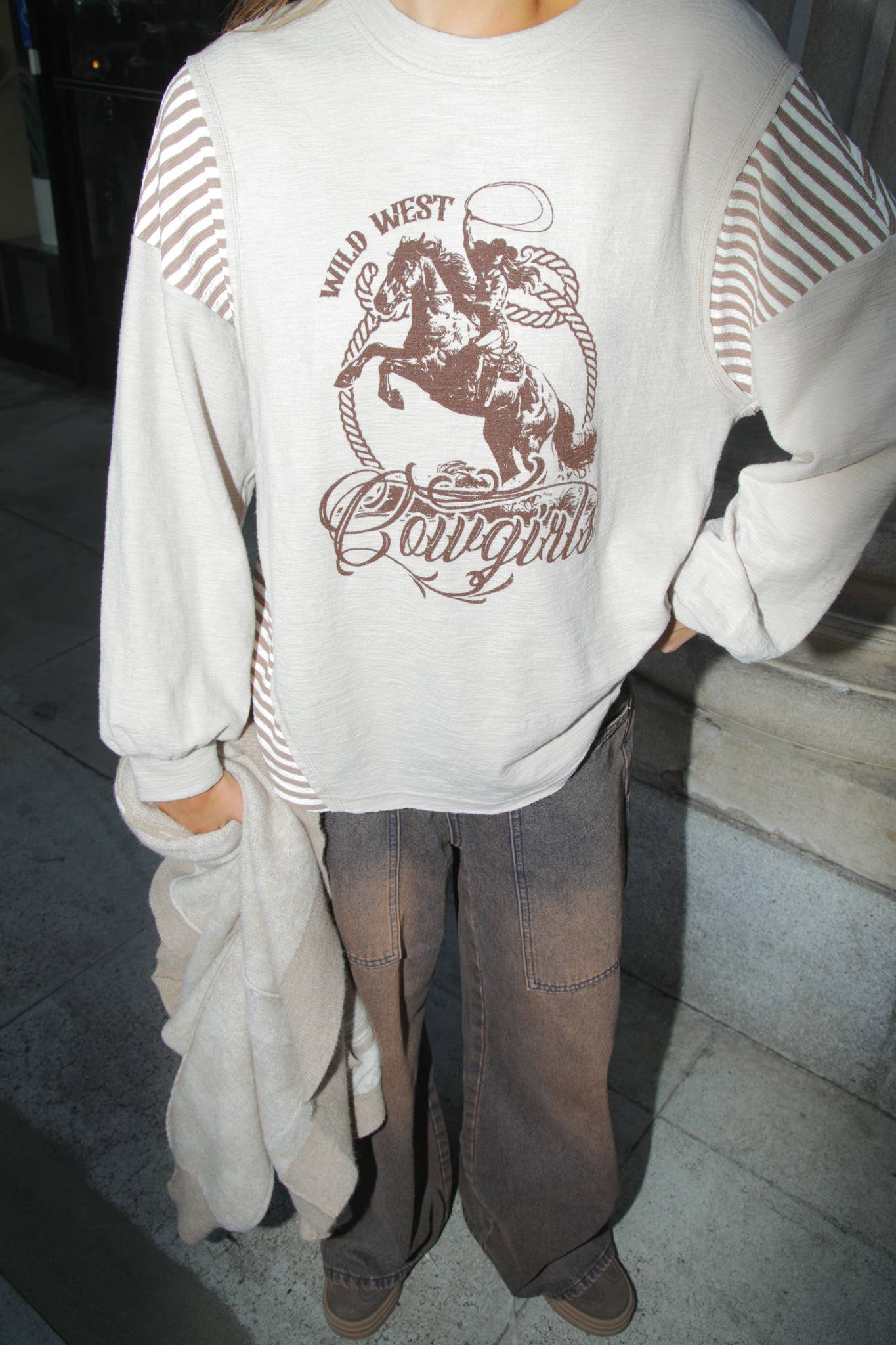 Wild West Cowgirls Ivory Top