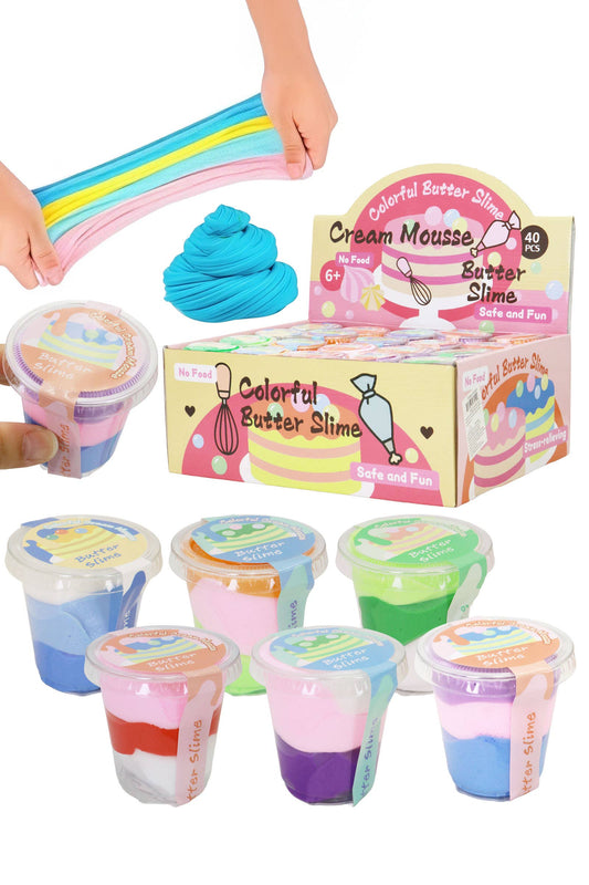 Squishy Soft Butter Slime Mini Cup