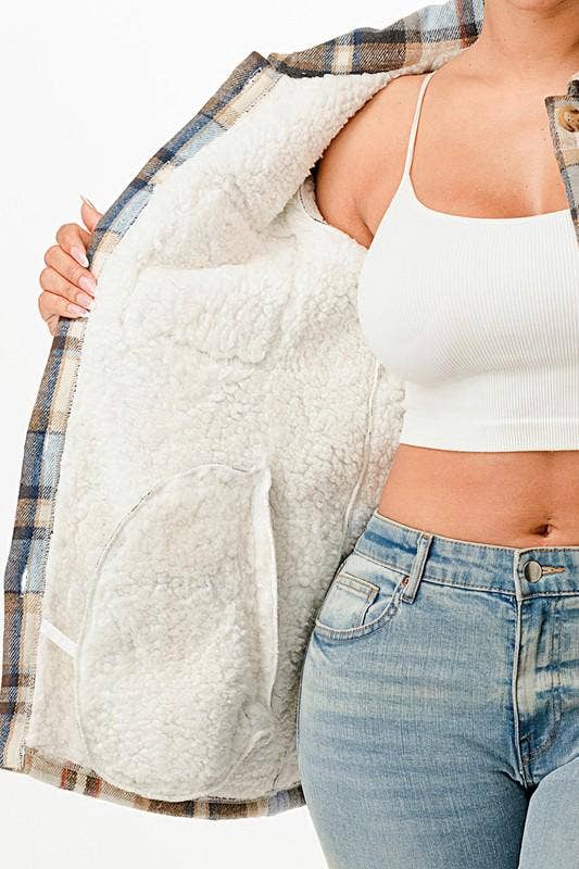 Redmond Sherpa lined Flannel Jacket