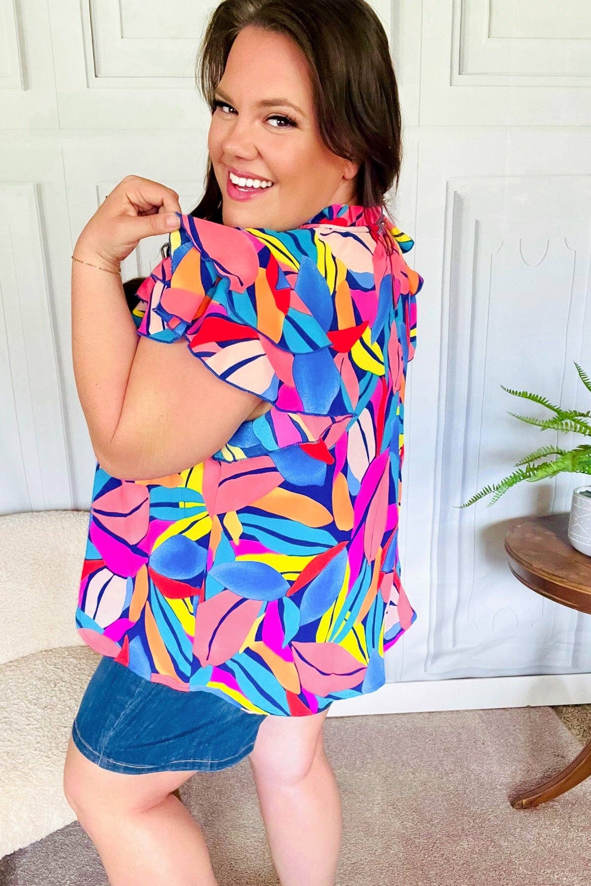 **SALE!** Oasis Ruffle Sleeve Top