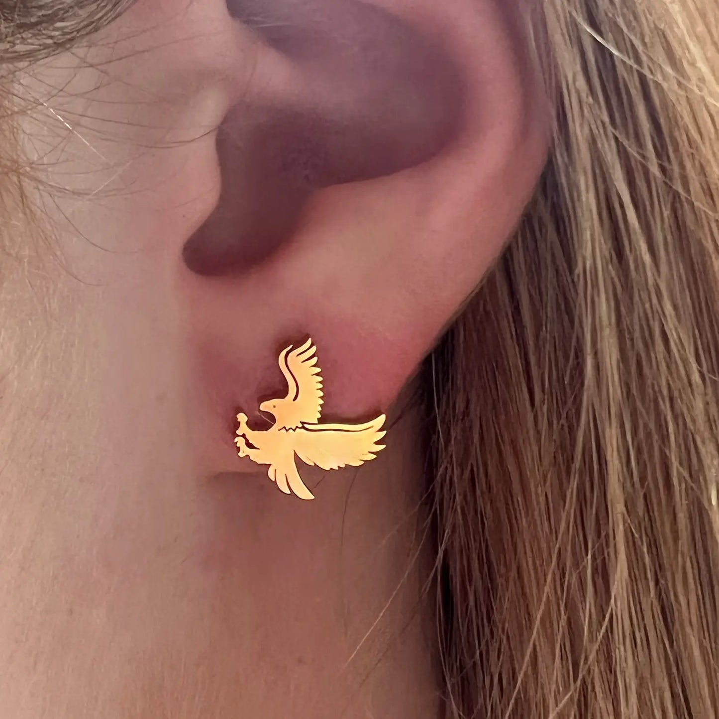 Eagles Mascot Earrings