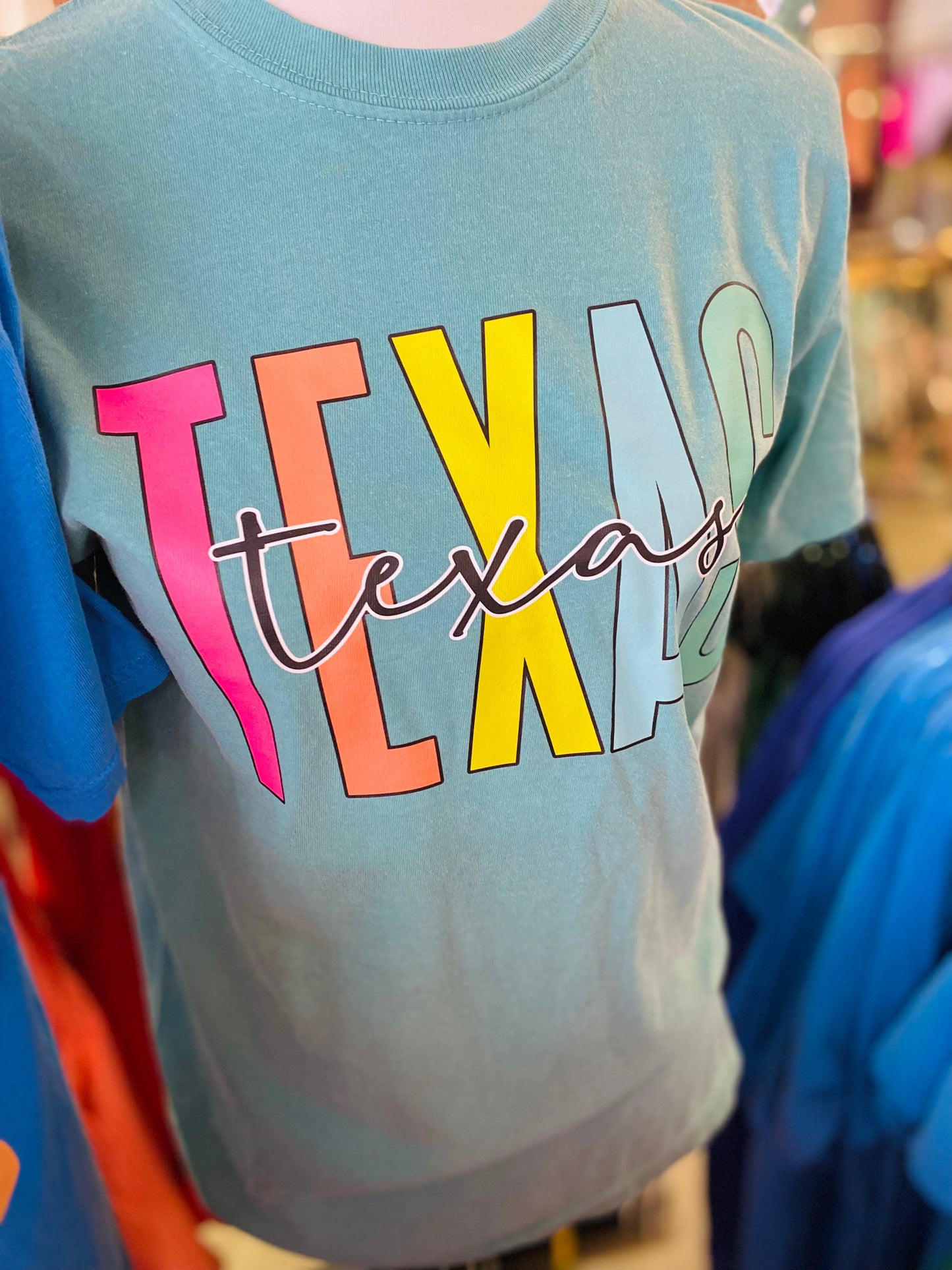 **SALE!** Colorful Texas Tee