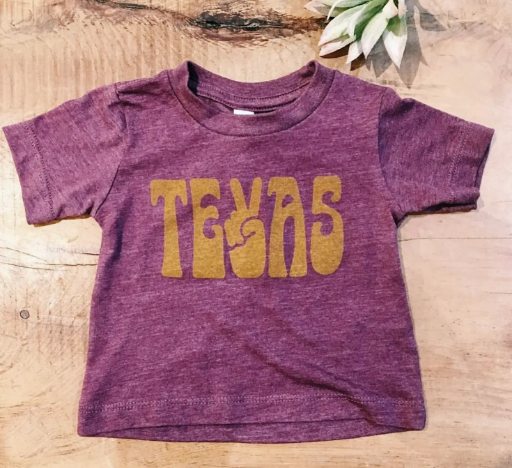 Girls Peace Texas Tee (Size 4T)