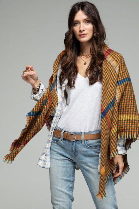 Houndstooth Lightweight Scarf