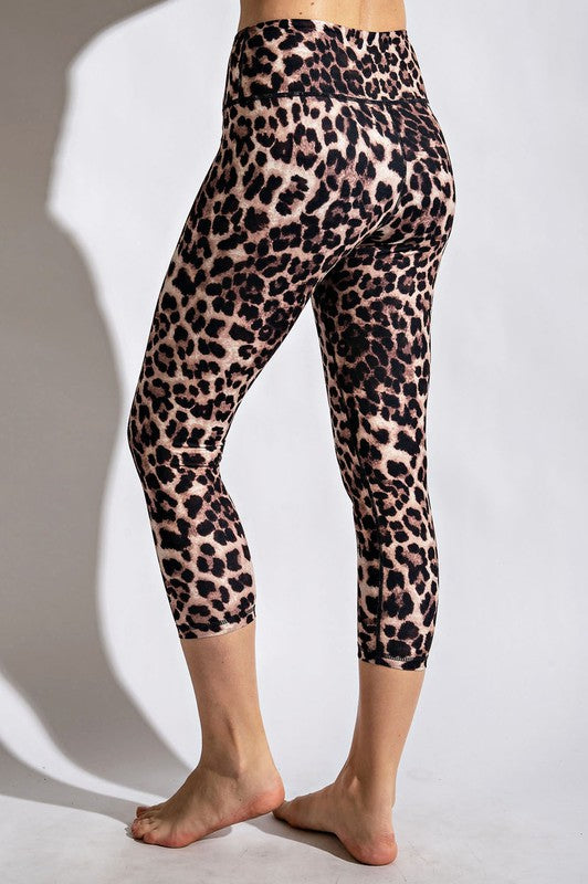 **SALE!!** Leopard Capri Yoga Pant (Size 3X)
