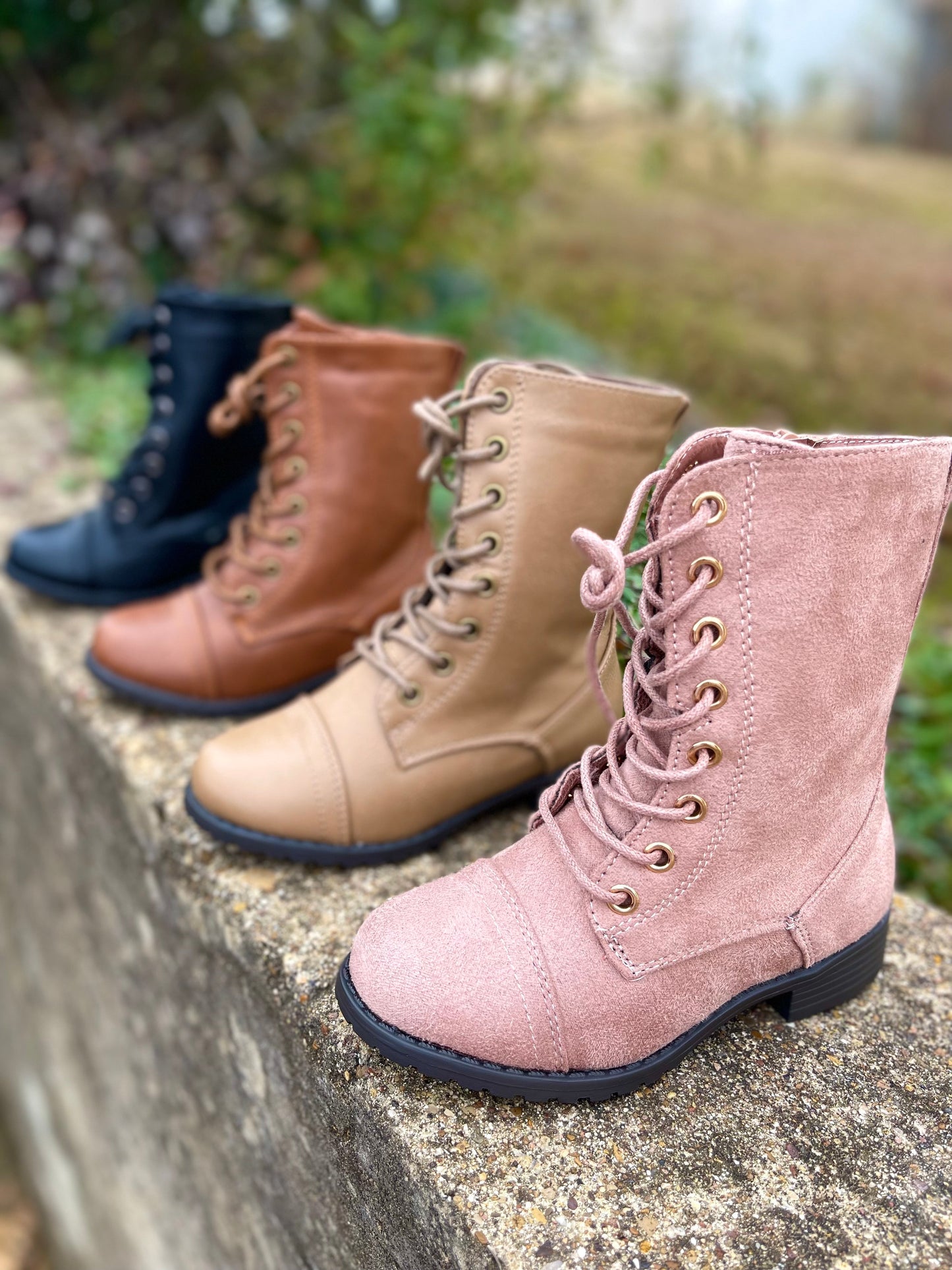 Girls Jalen Combat Boots