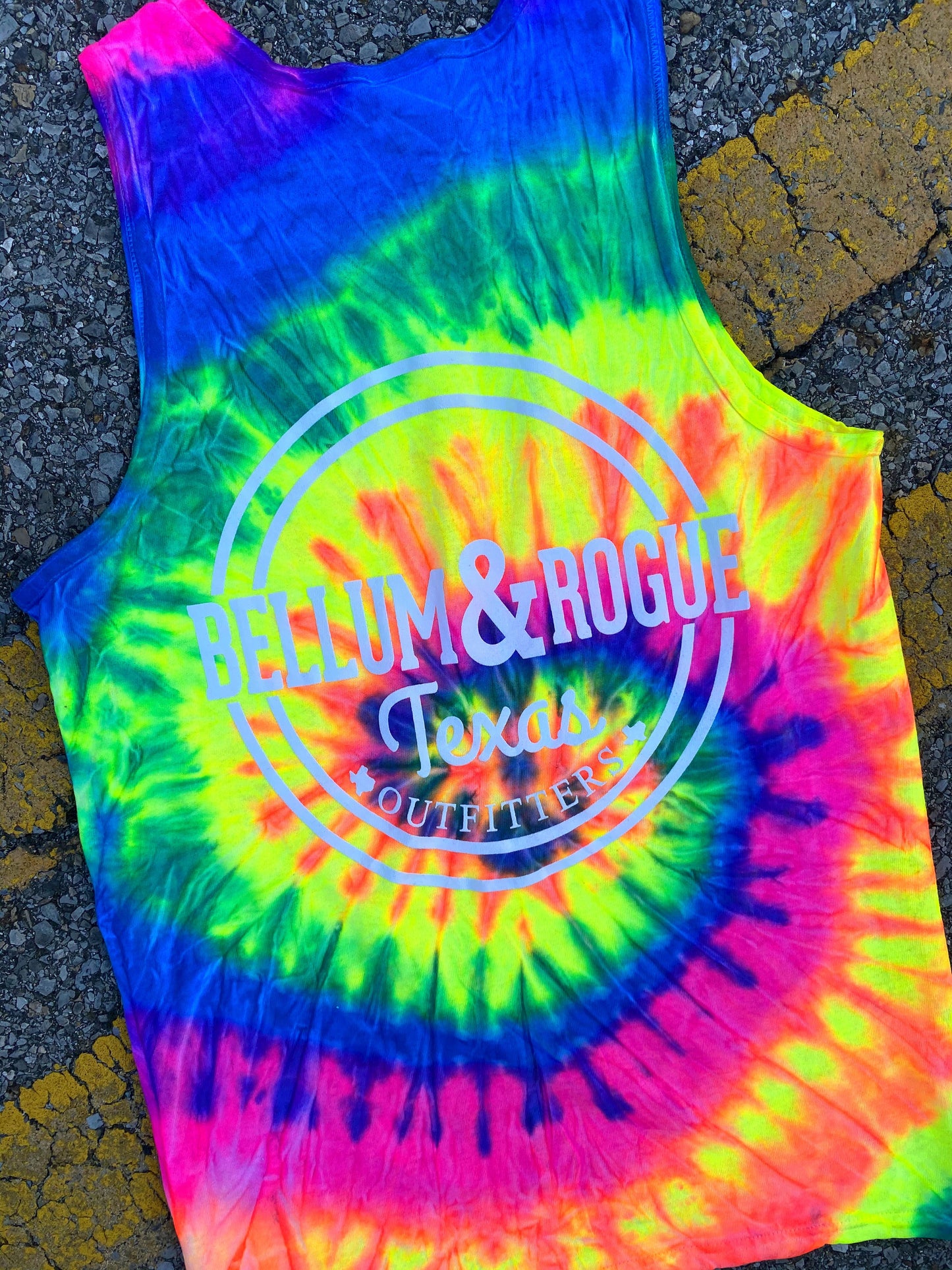**SALE!** Adult Tie Dye Store Logo Tank (Size Small)
