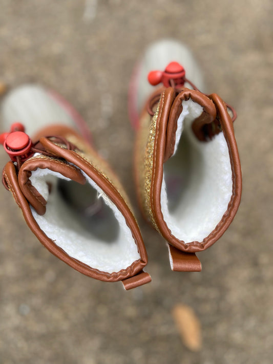 Girls OMS Glitter Duck Boots