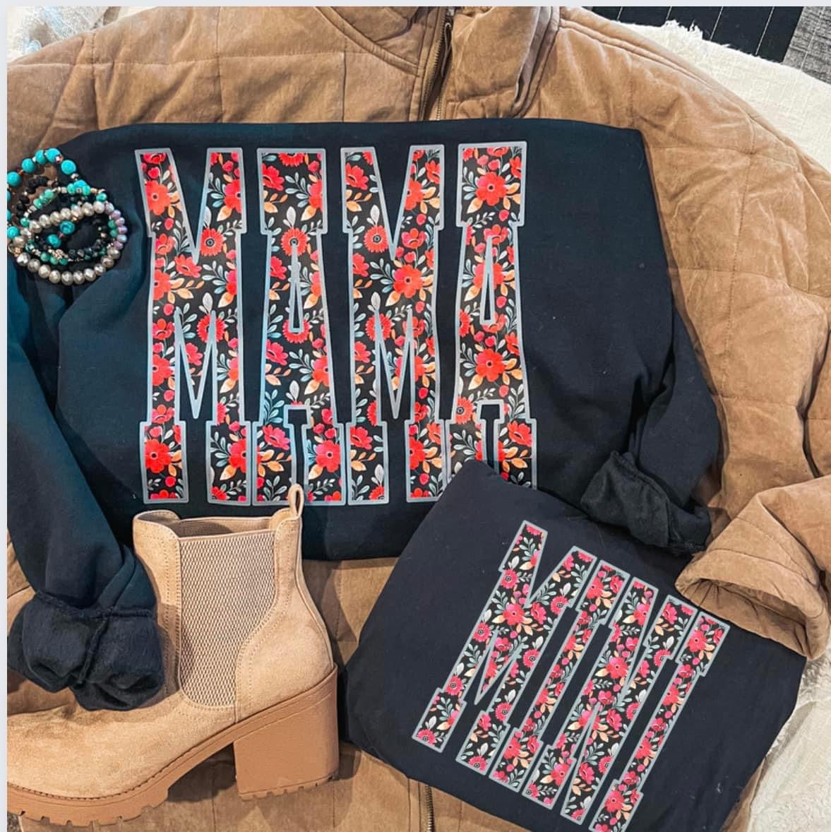 Kid Girls Mini Floral Sweatshirt
