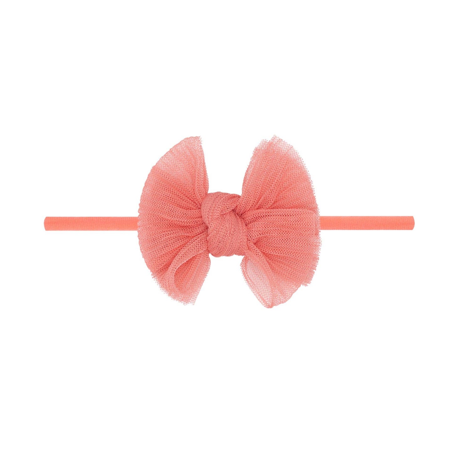 Baby FAB Tulle Nylon Bow Headband