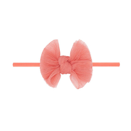 Baby FAB Tulle Nylon Bow Headband