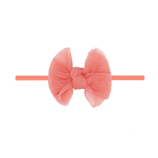 Baby FAB Tulle Nylon Bow Headband