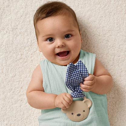Itzy Ritzy Crinkle Crew™ : Taupe Bear