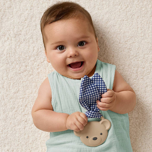 Itzy Ritzy Crinkle Crew™ : Taupe Bear