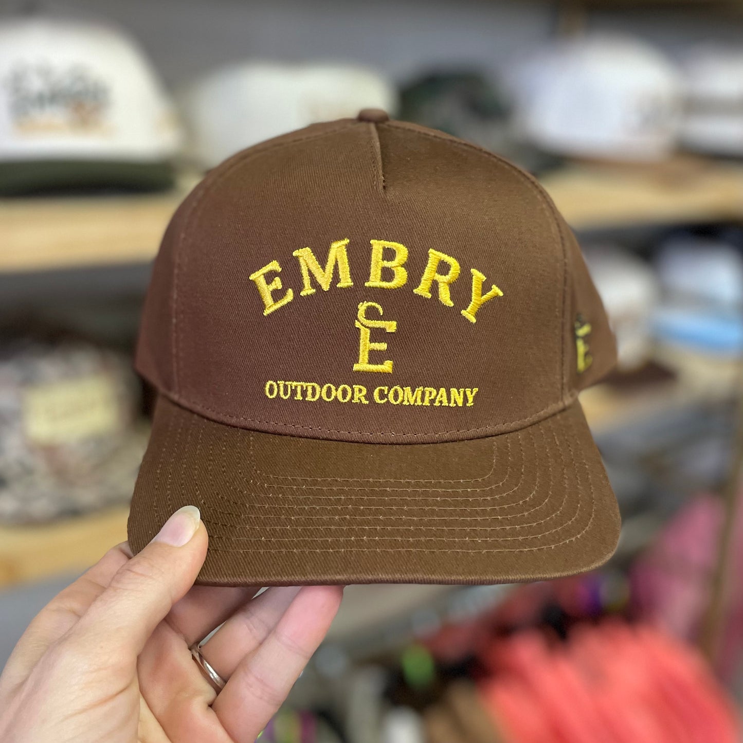 Men Embry Outdoors Vintage Brown Hat