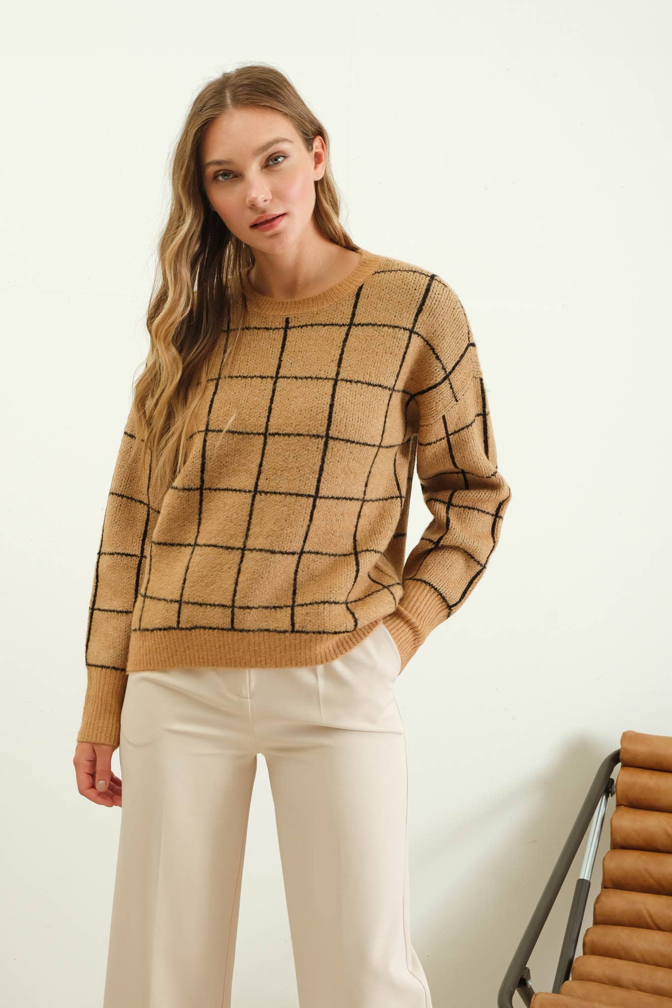 Lovelock Grid Sweater