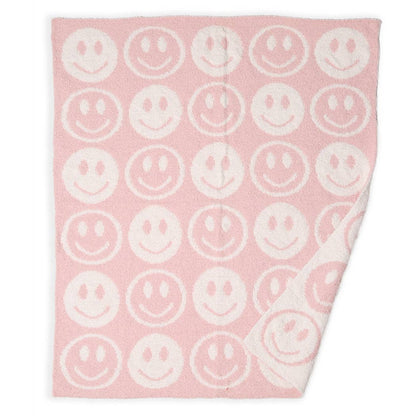 Baby Happy Face Microfiber Blanket