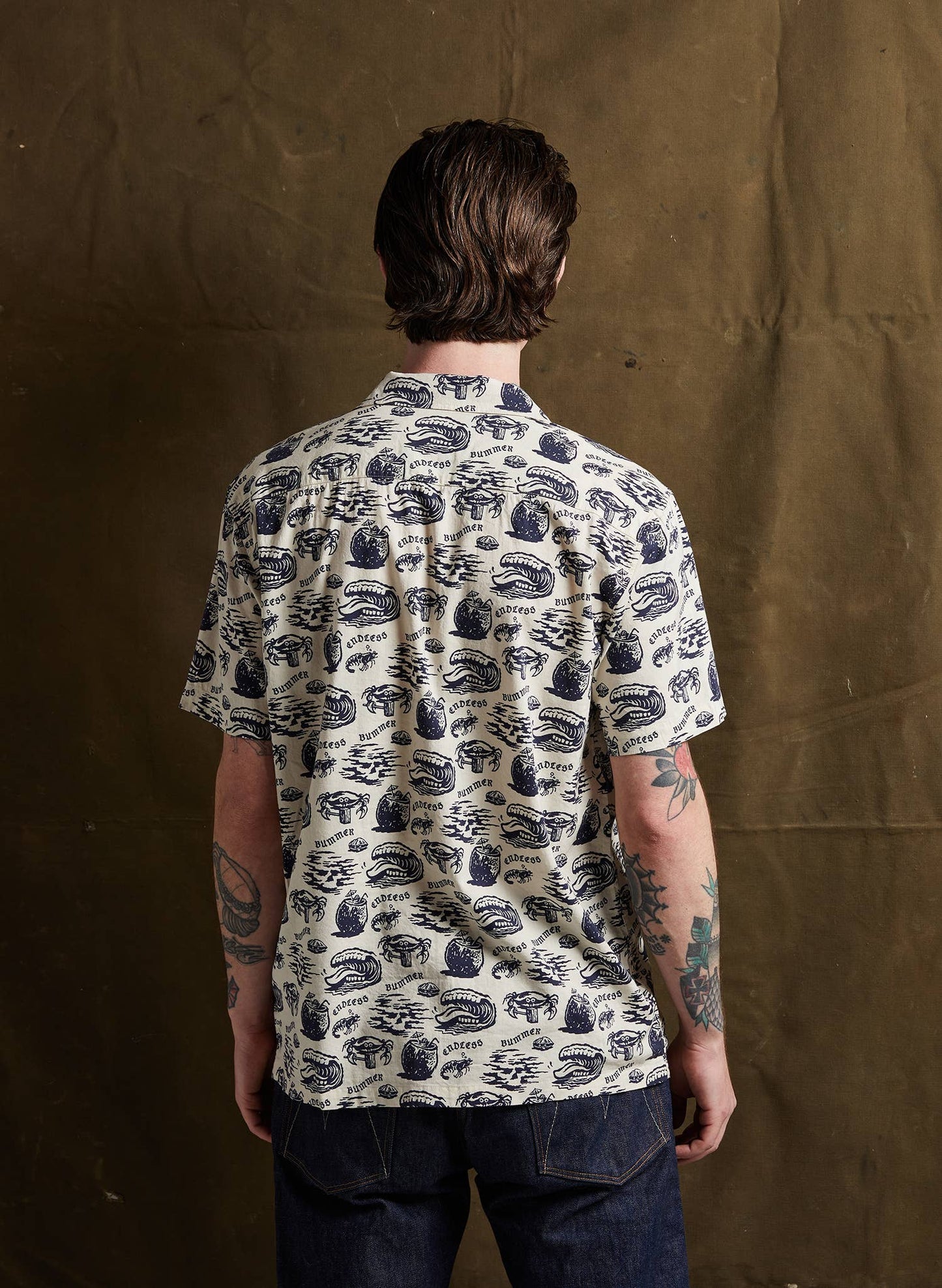 Mens Silverfall Endless Bummer Buttondown Shirt