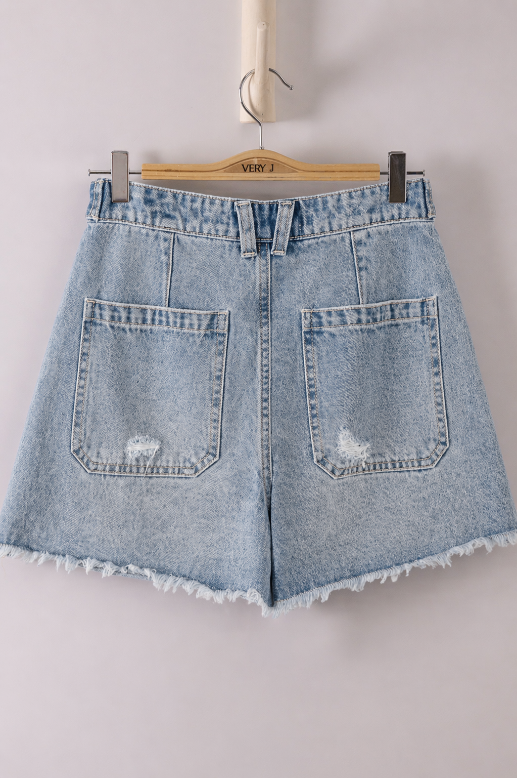 Very Bristol Acid Wash Jean Shorts