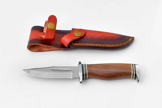 Titan Ranger Hunting Blade with Leather Bolster