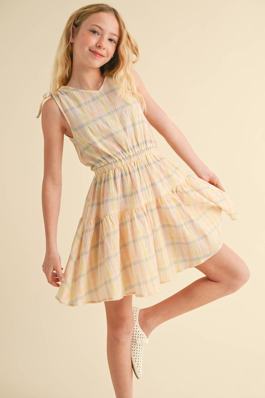 Girls Primrose Plaid Dress