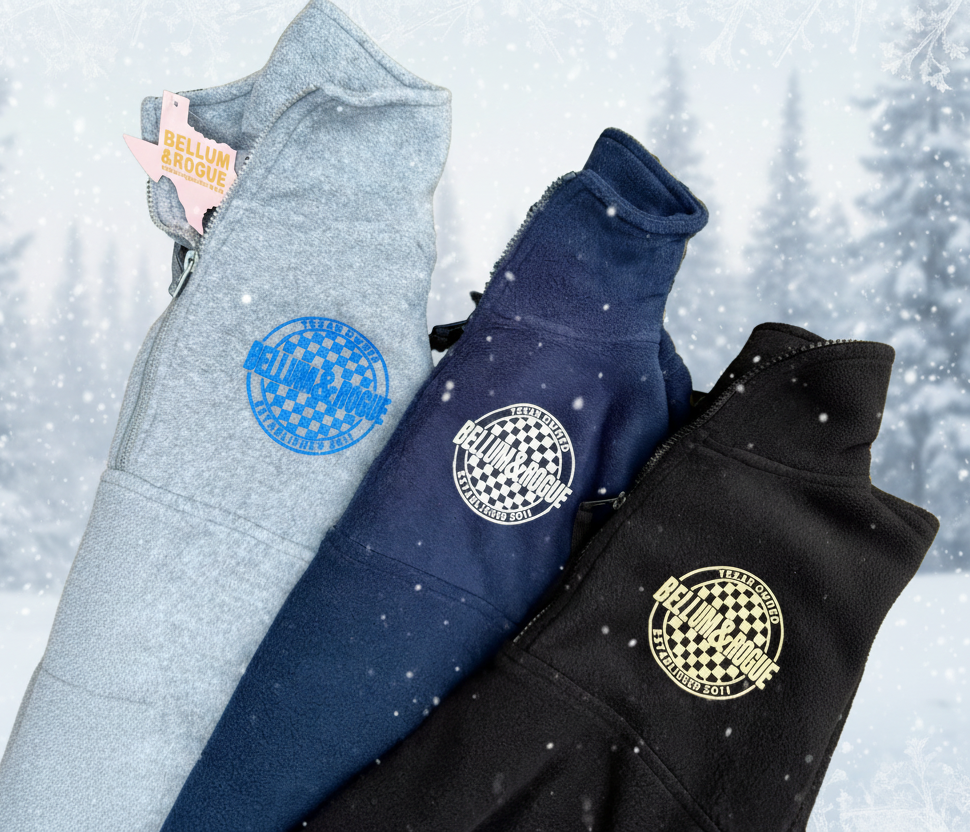 **SALE!** Adult Checkered Store Logo Polar Fleece Pullover