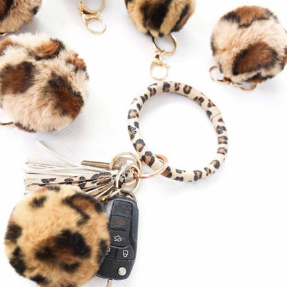 Bangle Bracelet Keyring With Tassel