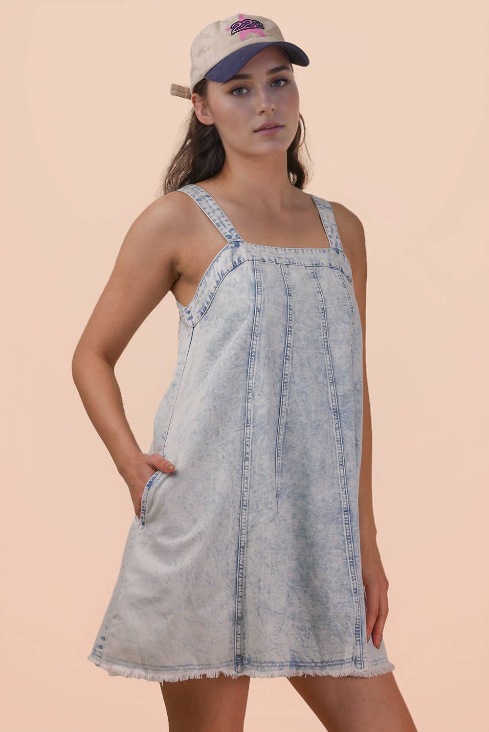 Athena Denim Mini LW Dress