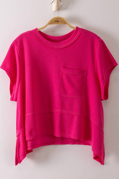 Charlee Waffle Pocket Tee